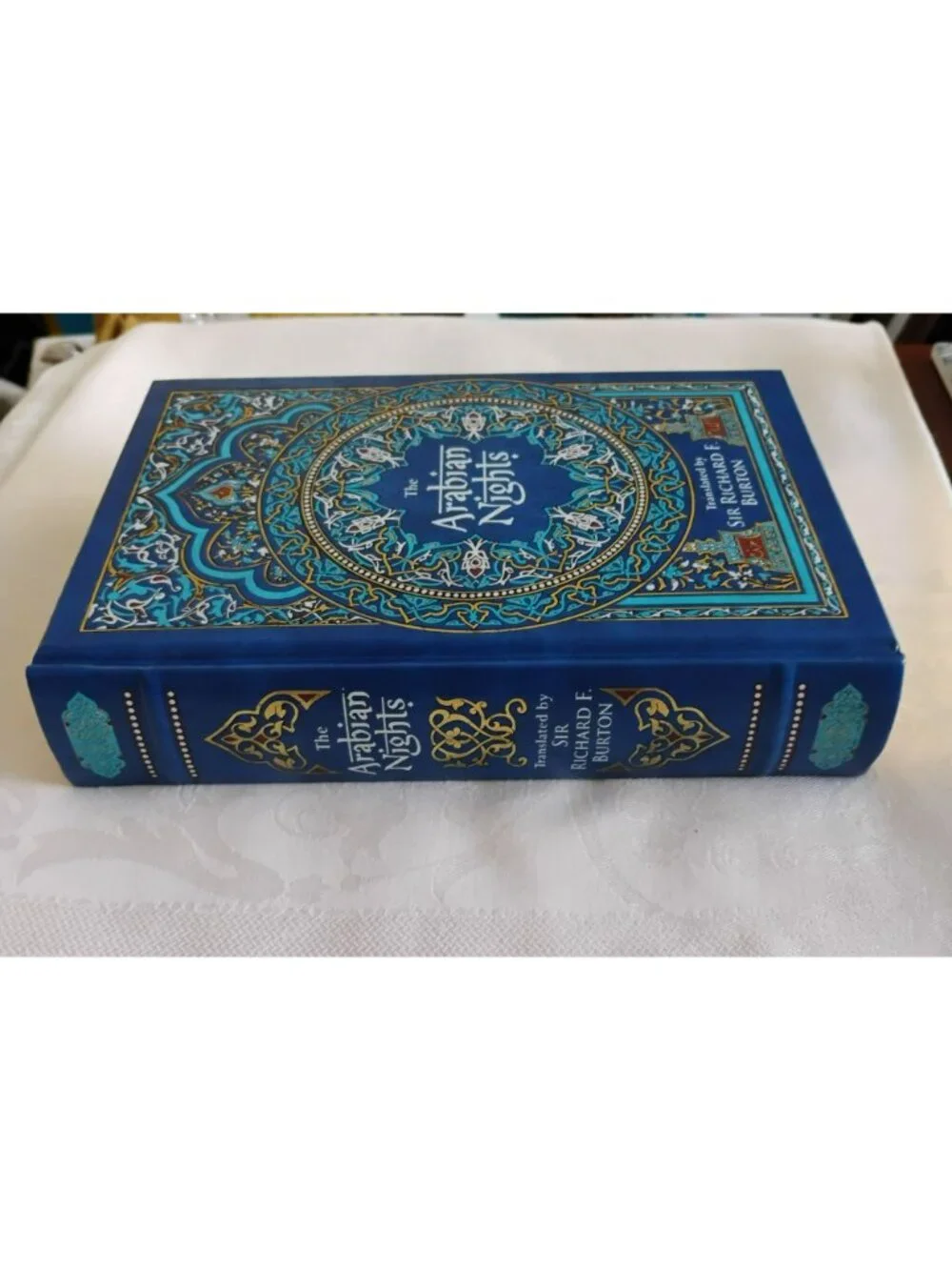 The Arabian Nights Hardcover, Sir Richard F. Burton Barnes & Noble 2009 Leather